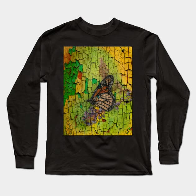 Butterfly Long Sleeve T-Shirt by teenamarie23art